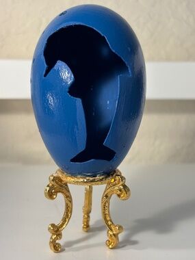 Faberge inspired handmade goose egg.